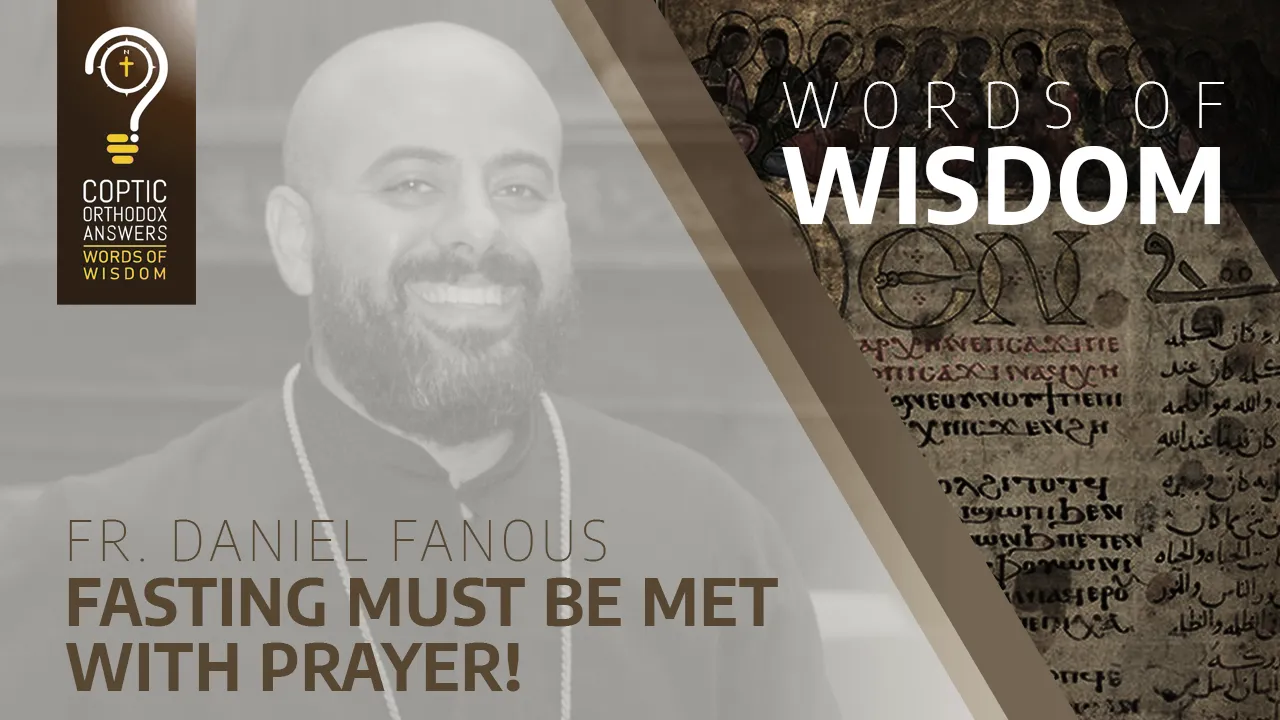 Fasting must be met with prayer!