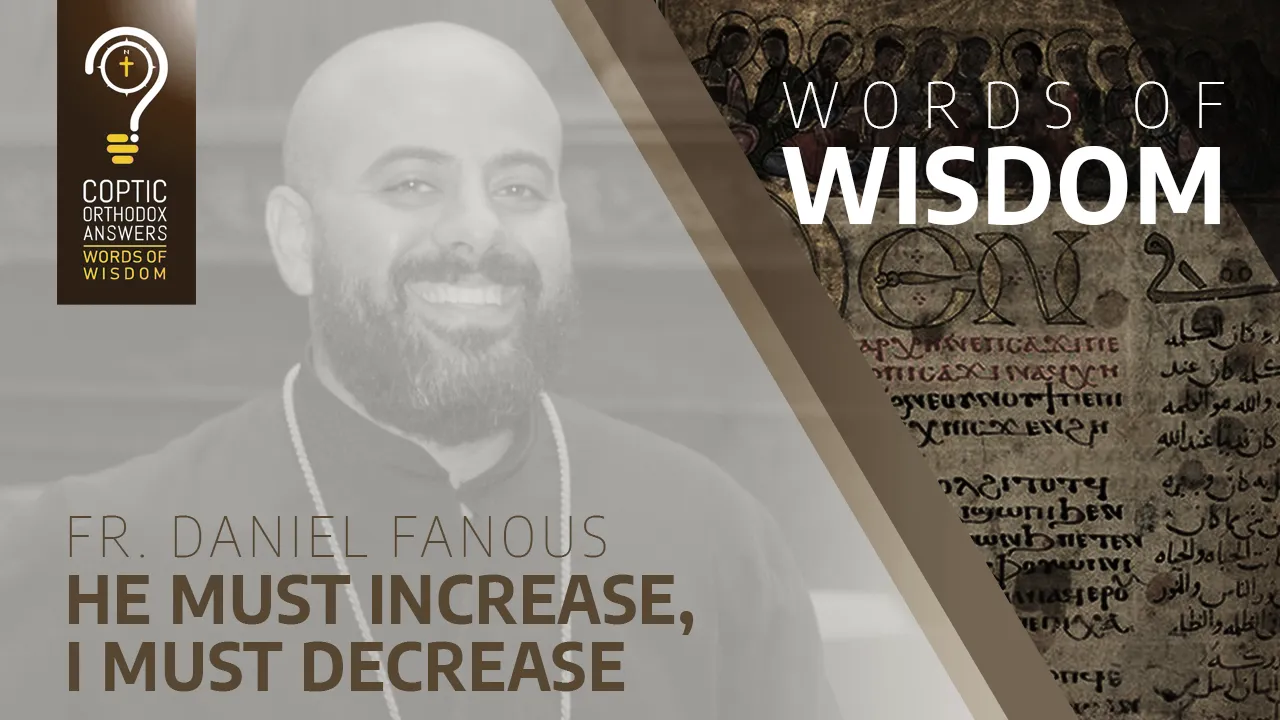 He must increase, I must decrease